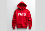 Red PATS Hoodie Size Youth Small