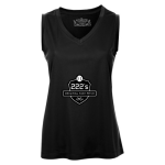 Ladies Performance Black Sleeveless Tee