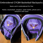 CYGBA Basketball Backpack