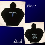Black NK Hoodie - Two Colour Print