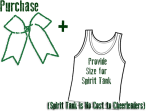 Cheer Bow & Spirit Tank