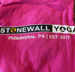 Stonewall Yoga Season Tee (pink, size: XL)