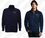 Men's Solid Navy Full Zip