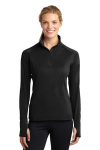 Ladies 1/4 Zippered Pullover