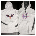Adult Small Women's White Sweatshirt (Slight pull)