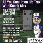 Thursdays All You Can Hit on HitTrax - June 23