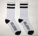 ELEV8 Custom Socks - White Double Stripe