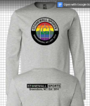 Long Sleeve Stonewall Greensboro Pride - Grey