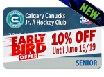 EARLY BIRD - SENIOR 2019-20 Season Ticket