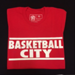 Basketball City Block Letter T-Shirt (Short Sleeve