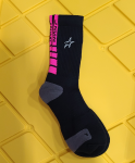 Black/Pink Star Crew (Small)