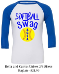 Softball Swag Raglan T