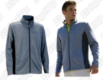 Men's Heather Navy Full Zip