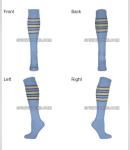 COLUMBIA BLUE STRIPED SOCKS