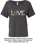 LOVE CHARCOAL SLOUCHY T