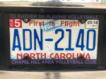 CHAVC License Plate Holder