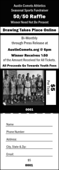 50/50 Raffle Ticket
