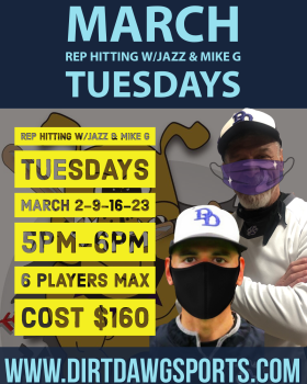 March Tuesdays Rep Hitting w/Jazz & Mike G