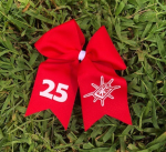 Red Galaxy Hair Bow