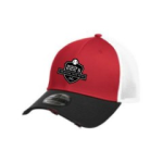 Black/Scarlet Vintage Mesh Cap New Era (FITTED)
