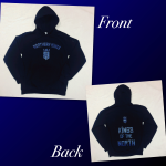 Black NK Hoodie - One Colour Print
