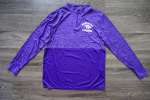 (A-XL) 1/4 Zip - Purple Panthers Lacrosse Logo