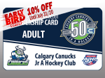 EARLY BIRD - ADULT 2020-21 Season Ticket