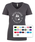 Premium Womens V-Neck Short Sleeve T-Shirt