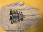 Houston Elite T Shirt Grey/Navy Blue Print