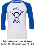 ALL ABOUT THAT BASE 3/4 SLEEVE RAGLAN