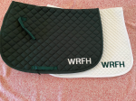 White WRFH Saddlepad