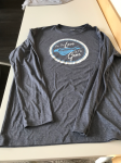 Long Sleeve- Navy Heather Circle Logo