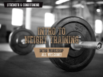 Intro to Weight Training Kids 12-14yrs
