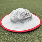 Bucket Hat - Grey & Red