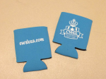 Light Blue CWSL logo koozie