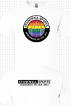 T-Shirt Stonewall Greensboro Pride - White