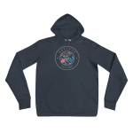 Bvb. Flower Hoodie Heather Navy Unisex