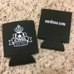 Black CWSL Logo Koozie