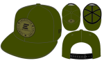 ELEV8 Custom 59FIFTY Hats - Olive/Black