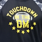Touchdown in the DM - Grey logo