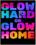 Glow Hard or Glow Home logo