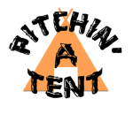 Pitchin' A Tent (Heather Orange) logo