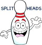 Splitheads - Heather Navy logo