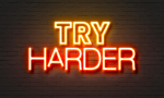 Team Try Harder (Forrest Green) logo