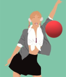 Kick Me, Baby, One More Time - Heather Bubble Gum logo