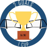 2 goals 1 Cup - Yellow logo