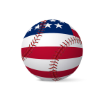 Red White And Blue Balls logo