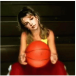 Hoops I Did It Again - Navy blue logo