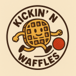 Kickin' N Waffles logo