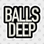 Balls Deep ( Forest Green) logo